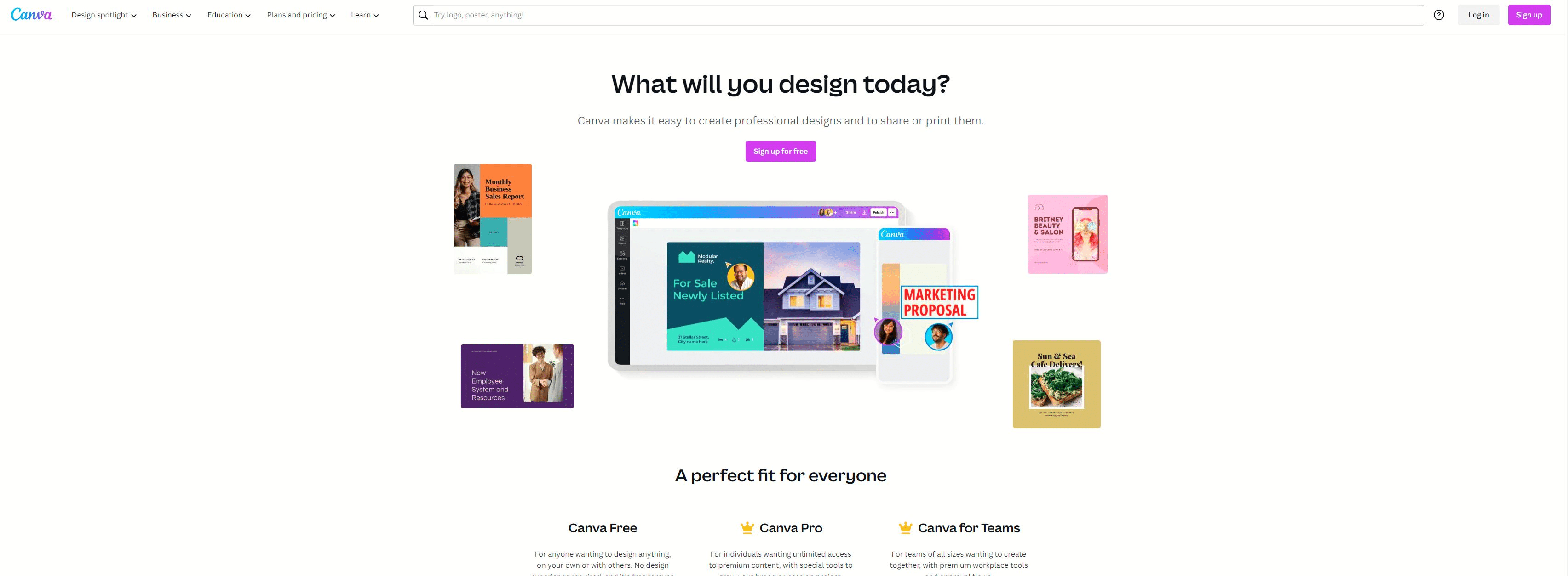 Canva - All In one design tool.
