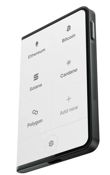 ledger stax screen