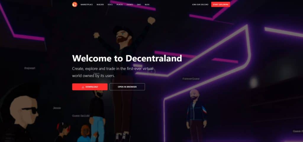 Web3 Marketing Strategies For 2024 - What You Need to Know 4 decentraland virtual world
