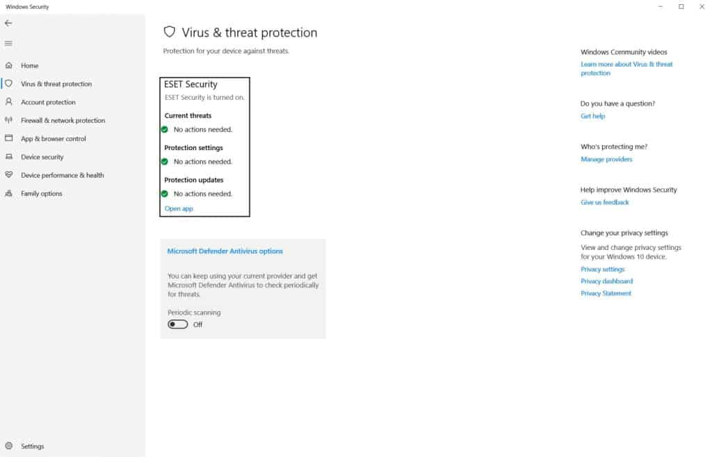 5 Tips On How To Fix A Slow Laptop 3 windows virus and threat protection