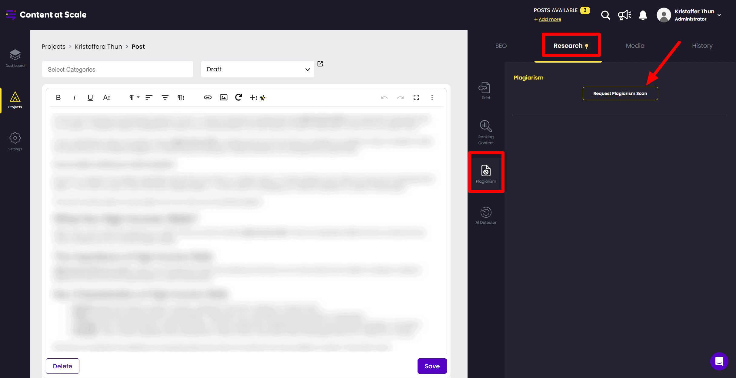content at scale review inside