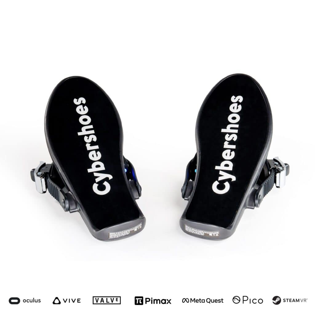 A visal image of a pair of Cybershoes for VR