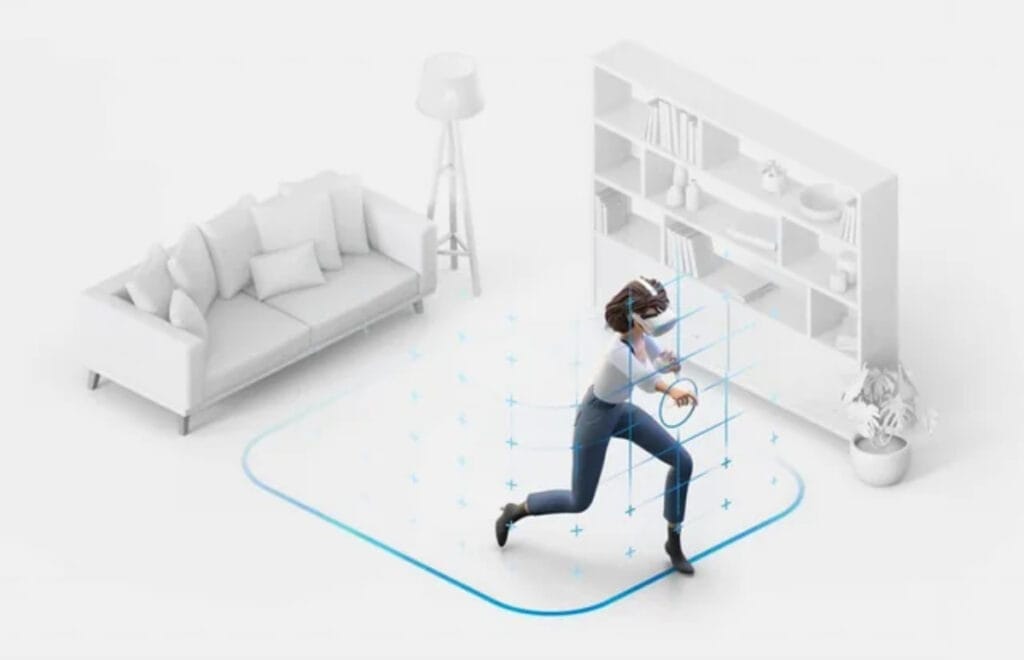 8 Tips For Making The Best VR Gaming Setup 5 Setting up a guardian with VR headset