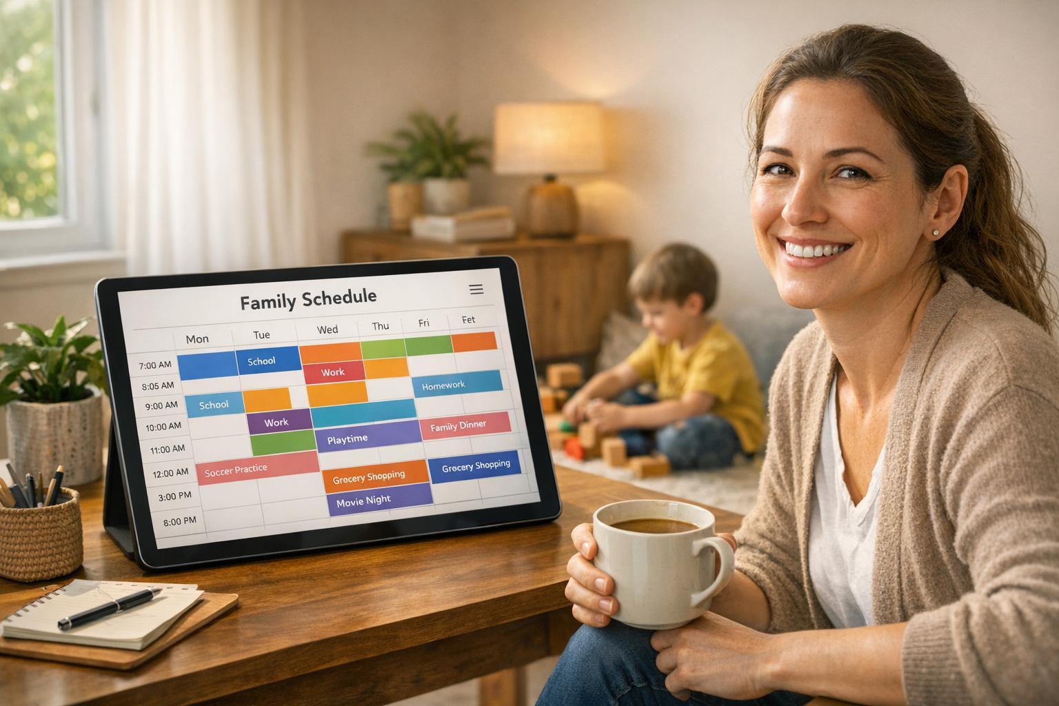 How AI Simplifies Time Blocking for Parents